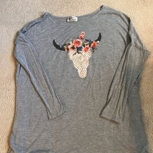 Women’s Piko feel material tunic